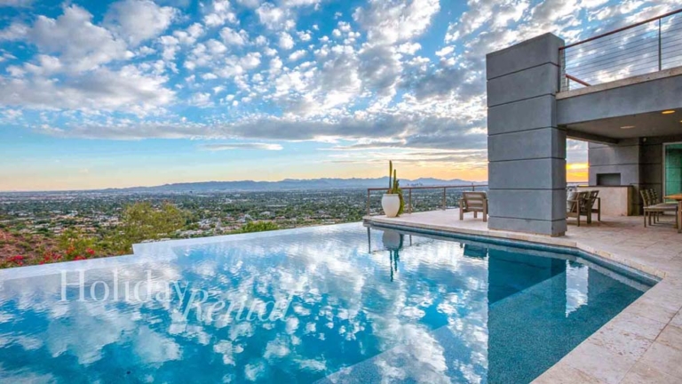 luxury vacation rental infinity edge pool